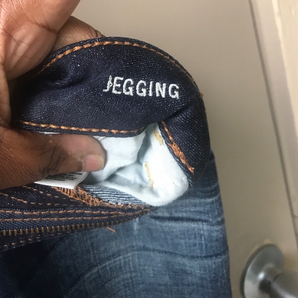 American Eagle Outfitters Blue Ripped Distressed Leggings Size 6 - Picture 6 of 7